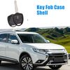A ABSOPRO 3 Buttons Blank Key Fob Remote Control Shell Remote Keyless Case