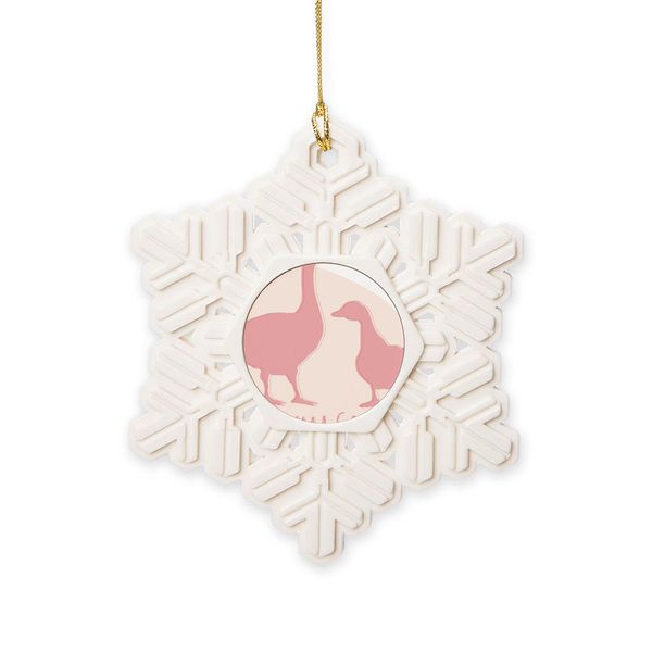 CafePress Momma Goose Snowflake Ornament, 3.5"x3.5"