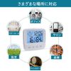 Thermometer, Hygrometer, Digital Thermometer, Hygrometer, Digital, Small, Compact, Multifunctional, Clock Function, Backlight, Large Screen, Easy to Read Facial Expression, Alarm, Alarm Clock