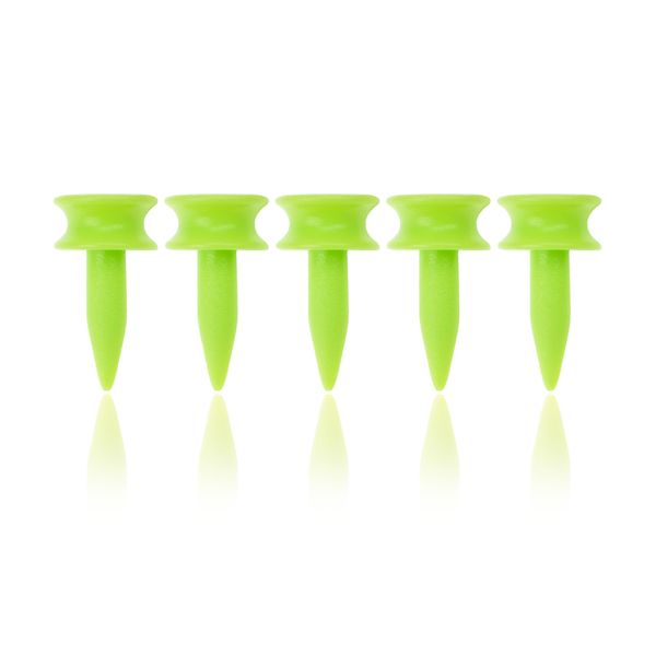 ECADDIE Green 25mm Plastic Castle Golf Tees (100 pack)