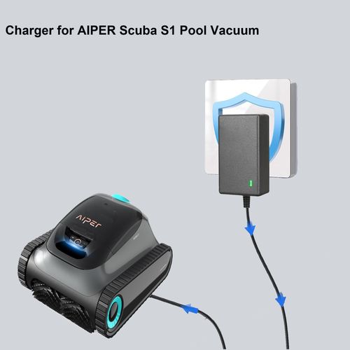 for AIPER Scuba S1 Charger Power Cord AC DC Adapter Compatible with AIPER Scuba S1 Cordless Pool Vacuum Charger