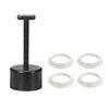 sourcing map E26/E27 Socket Ring Removal Tool T Type with Lamp Shade Socket Rings for Medium Base, Light Replacing Accessories, White Pack of 5