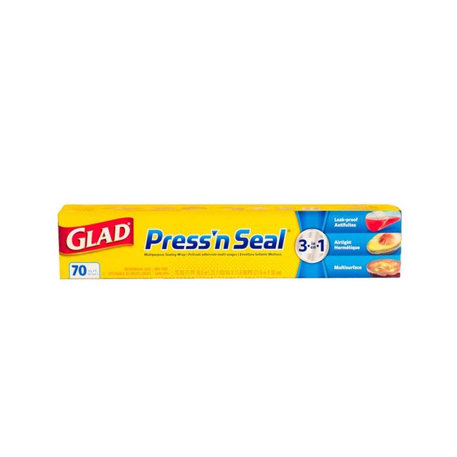Glad Press''n Seal Food Plastic Wrap - 70 sq ft Roll' 