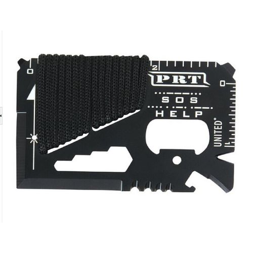 DACHMA Multifunction Multi-functional Rope with Rope, 14 Tools in 1 Card, Multi-Purpose Tool, Multi-Purpose Tool, Card Type, Survival Tool, Perfect for Camping, Climbing, and Disaster Preparedness Goods!