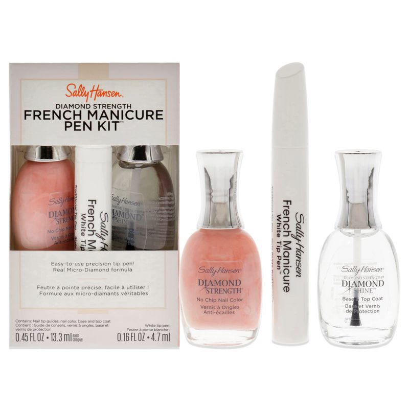 Sally Hansen Diamond Strength French Manicure Set - 45141 Ballet Bare 0 ...