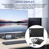 7 Inch Case Plus Screen, Touch Screen Case Holder, Stable Support Plastic Bracket Shell, for Raspberry PC Various Systems Black 7 Inch Monitor Case (Plastic bracket shell)