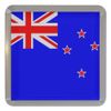 New Zealand Flag - Plastic Tea Coaster/Beer Mat