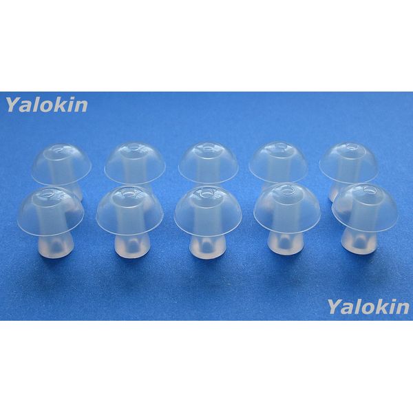 NEW 10 Large Soft Replacement Dome Adapter Tips for Walker's BTE Hearing Aids
