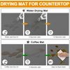 Dish Drying Mats for Kitchen Counter Coffee Mat under Sink Mats for Kitchen Wate
