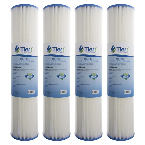 20 x 4.5 30 Micron Pentek R30-20BB Comparable Sediment Water Filter 4 Pack