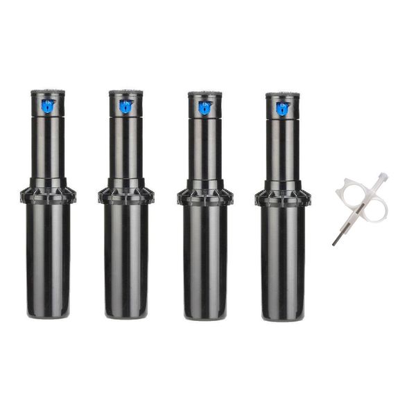 Hunter PGP Ultra Rotor Sprinkler Heads - 4 Pack - Includes Adjustment Tool