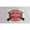 NEW Norma Ammunition Centre Sticker Decal 6" x 4-3/16"