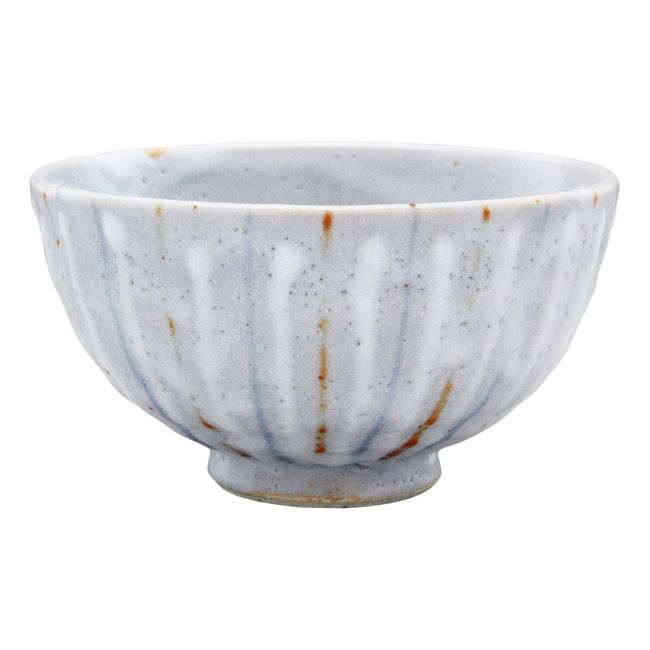 美濃 Burn 加藤 Economic Community Party Rice Bowl/Large Blue 志野 Criss Cross Grass 553 – 0003