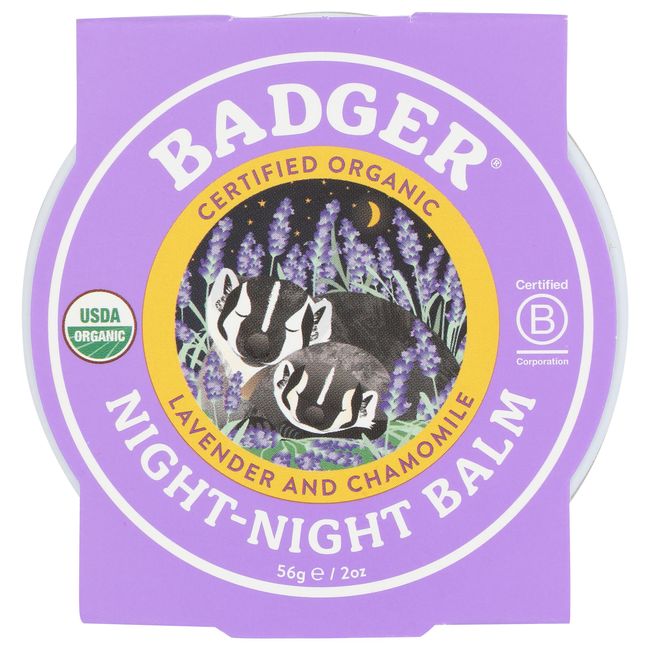 Badger Organic Badger Night Night Balm, 2 OZ