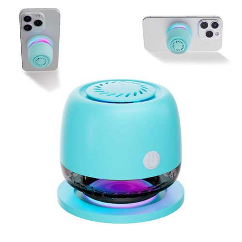 aipidmaga IPX67 Waterproof Shower Bluetooth Speaker,Magnetic Speakers,Wireless Induction Bluetooth Speaker with 6 RGB Light,Ideal Gift for Men,Women,Outdoor,Camping,Party,Room,Car,Home (Blue)