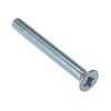 ForgeFix Machine Screws Countersunk | M6 x 50mm | Zinc Plated | Bag 25