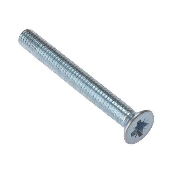 ForgeFix Machine Screws Countersunk | M6 x 50mm | Zinc Plated | Bag 25