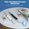 Aneebart Sonic Electric Toothbrush 2 Pack，Electric Toothbrush for Adults and Kids ，Travel Electric Toothbrush Includes 12 Dupont Brush Heads，IPx7 Waterproof (Black White)