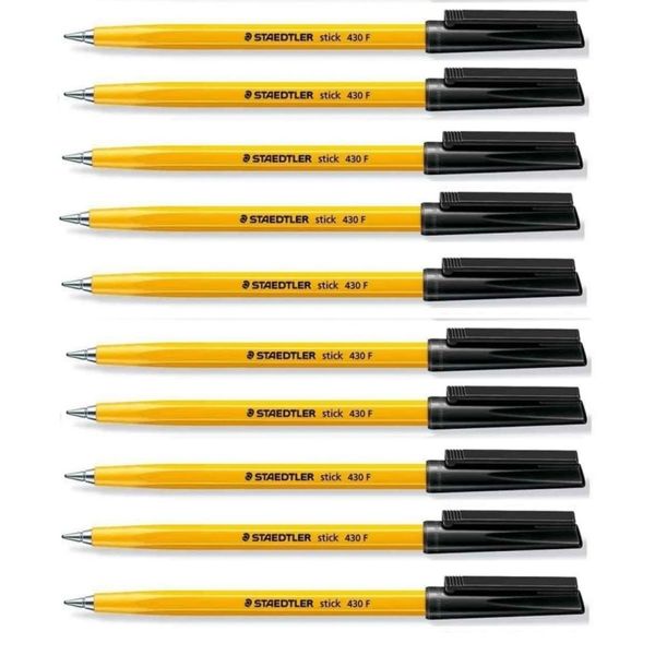 Staedtler 430 Ballpen Fine - Color: Black