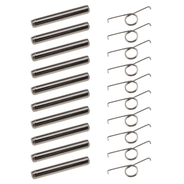 EMSea 10 Set Replacement L2 R2 Trigger Button Springs with Cylinder Compatible with DualSense PS5 Controller Spring Replacement Repair Part