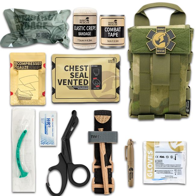 Survival Kit, Emergency Survival Gear First Aid Kit Molle System