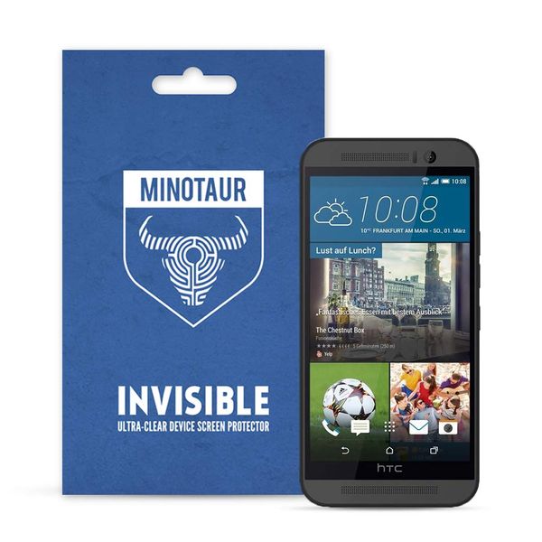 HTC One M9 (2015) Screen Protector Pack, Super Clear by Minotaur (6 Screen Protectors)