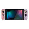 eXtremeRate Cosmic Pink Gold Marble Effect Joy con Handheld Controller Housing with Buttons, DIY Replacement Shell Case for Nintendo Switch Joycon & Switch OLED Joy con