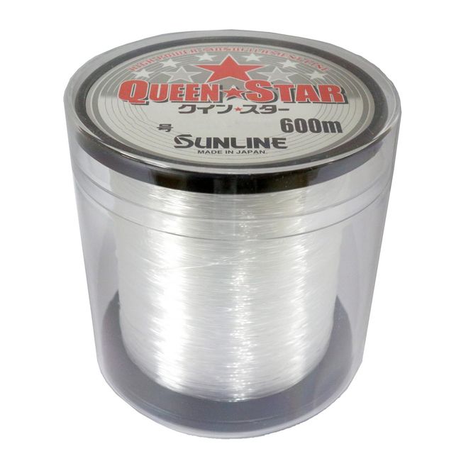 SUNLINE Queen Star Nylon Line, 656.2 yd (600 m), No. 12, Clear