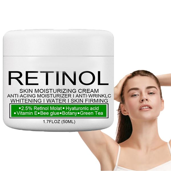 Retinol Skin Lightening Cream,Dark Spot Remover,Skin Bleaching Cream With Vitamin E,Whitening Cream For Asian Skin,Skin Lightening Cream For Dark Skin,Even Skin Tone & Nourishing Dull Skin-50ML