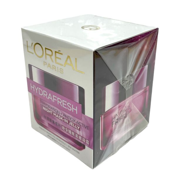 L'Oreal Hydrafresh Hydration + Antiox Active Night Mask-In Jelly (50ml) Sealed!
