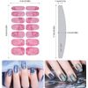 TOROKOM Nail Seal, Hand Stick, Marble Pattern, 3D Nail File, 3D Nail Sticker, Nail Sticker, Gel Nail Sticker, Nail Art, Nail Wrap, Nail Accessories, Women's, Popular, Attractive Leopard Pattern, Simple, Stylish, Suitable for New Year, Spring, Summer, Autu