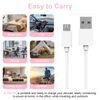 Zosvoses Micro USB Charging Cable Compatible with Simplehuman Mirror 5" 8" Round Lighted Makeup Mirror (6.6ft)