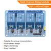 sourcing map 2 Pcs DC 5V 4 Channel Relay Module Low Level Trigger for Electronics Industrial Home Automation