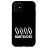 Hülle für iPhone 11 Lustiger Barkeeper Shaker Graphic Barkeeper