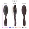 Brightlele Special Wig Brush, Special Brush, Care Supplies, Wig Brush, brown (french toast 19-1012tcx),