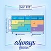 Always Infinity Pads With Wings, Super Absorbency , 32 count , Pack of 2
