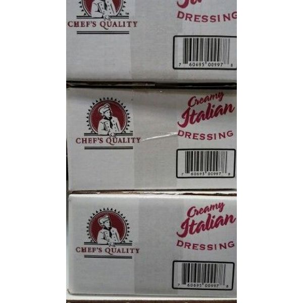 Chef's Quality: Creamy Italian Dressing 1.5 Oz (120 Packs)