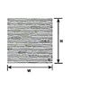 Plastruct Model Material Pattern Sheet [Stone Wall, Laminated Stone Wall, Castle Wall] 9 Types (PS-61 (Laminated Stone Wall 1/48 Scale)