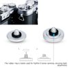 JJC SRB Soft Release Button for Cameras with Threaded Screw Shutter Release Socket (Convex/Concave Surface Pack) – Silver Kit