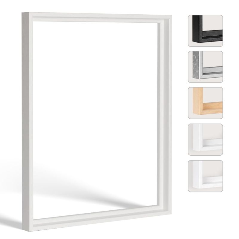 Cornice Per Puzzle Bildershop-24 PRIO 60x80 Cm - Alluminio Lucido - Vetro Acrilico - Per Puzzle 1000-1500 Pezzi - 3