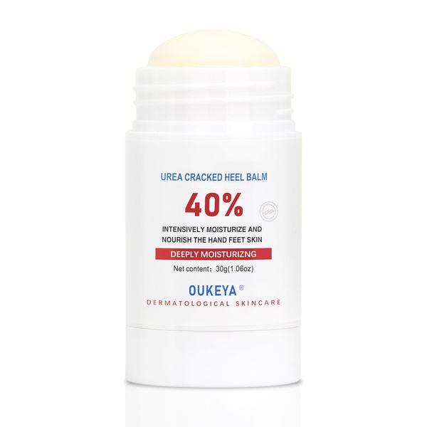 OUKEYA Urea Cream Stick 40 Percent, Heel Balm，Urea Hand Cream Stick and Foot Cream Stick for Dry Cracked, Cracked Heel Treatment, Avoid Frostbite，40 Per Urea Lotion for Feet Maximum Strength