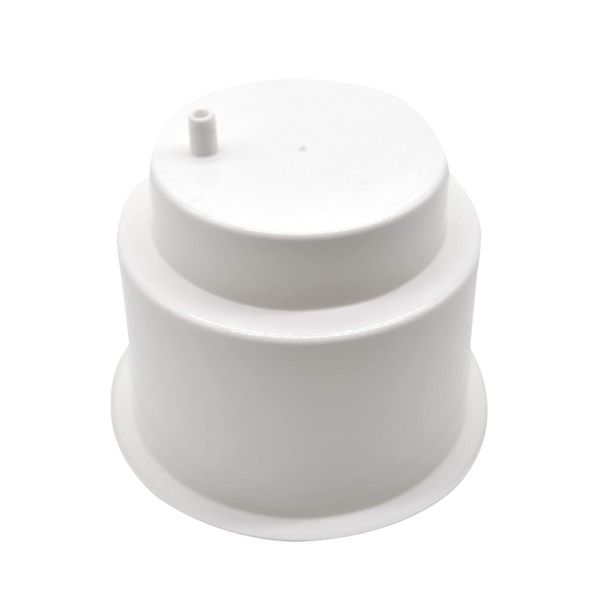 MARINE CITY White Plastic Cup Drink Can Holder with Side Drain for Boats, Marines, Yachts, Cars, RVs and Game Tables - 1 Pcs