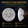 4x 4.5" 20W Round LED Conversion Headlight Bulb Hi/Low Sealed Beam Head Lamps