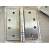 PBB BB21 4-1/2" x 4-1/2" Ball Bearing Hinge  SOLID BRASS SATIN CHROME FINISH