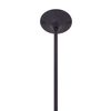 12" Shower Curtain Rod Ceiling Support (Oil Rubbed Bronze)