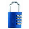 ABUS Combination Lock 145/40 Blue - Luggage Lock, Locker Lock and Much More. - Aluminium Padlock - Individually Adjustable Numerical Code - ABUS Security Level 4
