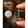 [KeyUnity] KA45 Titanium Key Ring 360° Swivel Connector Breakaway Quick Release Keychain with Key Ring, KA48BK