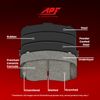 Front and Rear Ceramic Carbon Fiber Pads for 2006-2012 Mitsubishi Eclipse