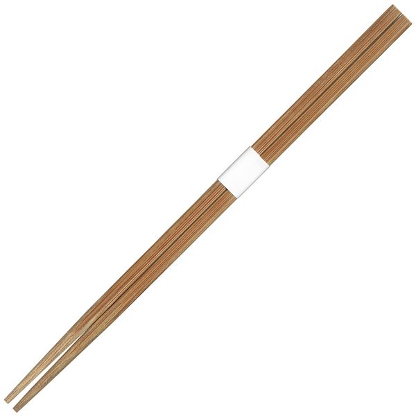 Kyushu Shiko TKC241 Bamboo Chopsticks 9.4 inches (24 cm) Carbonized Square Chopsticks Roll White Belt Roll Disposable Commercial Luxury Restaurant (100 Pairs)