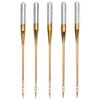 Prym Sewing Machine Needle Gold Embroidery 75+90, Silver, One Size